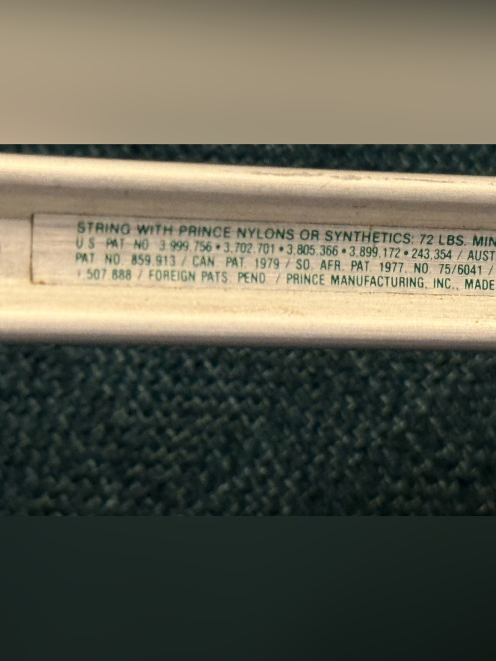 Vintage Prince Classic 110 Racket! - Picture 2 of 3